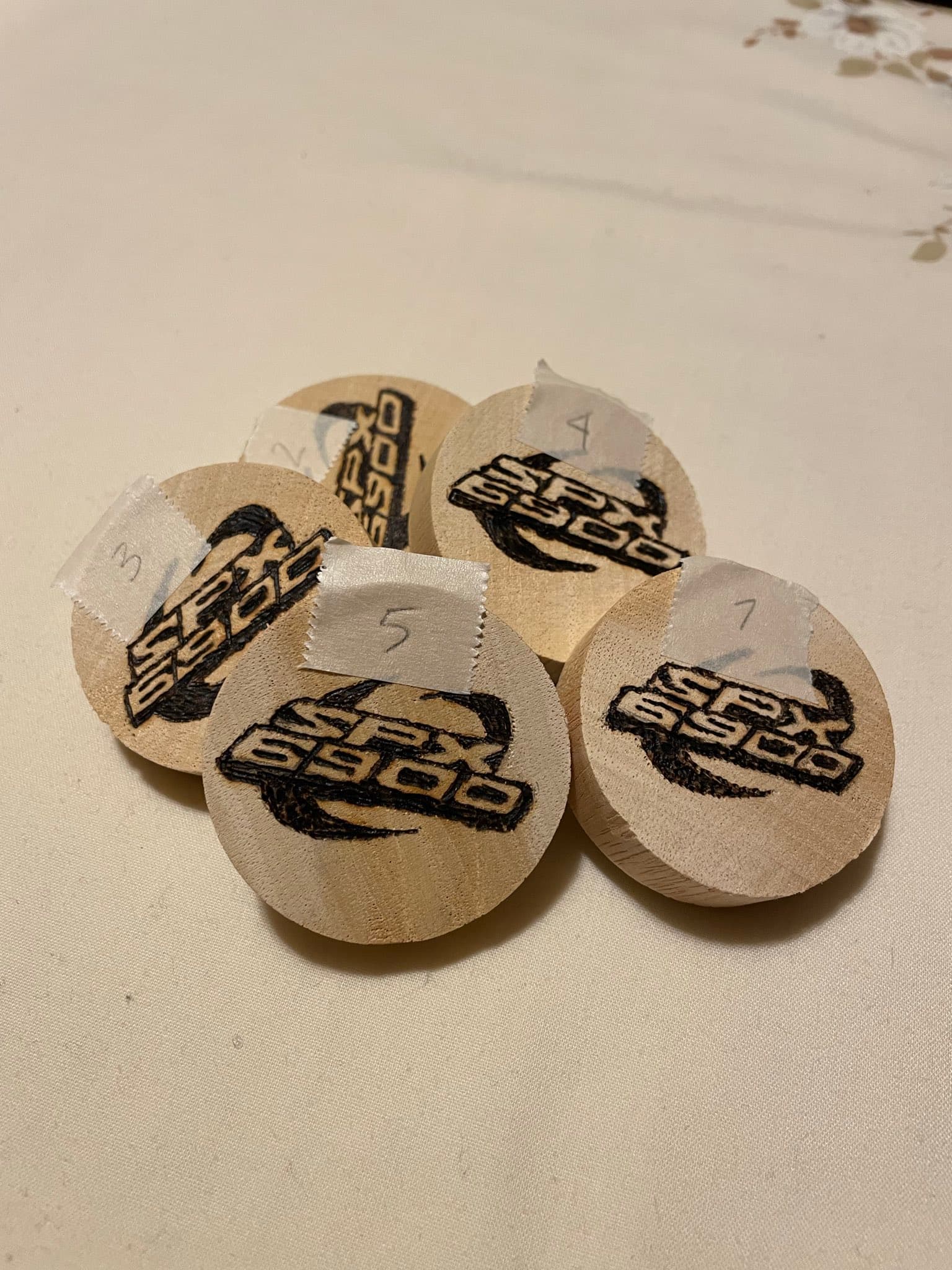 SPX6900 hand-engraved wooden coins for onboarding